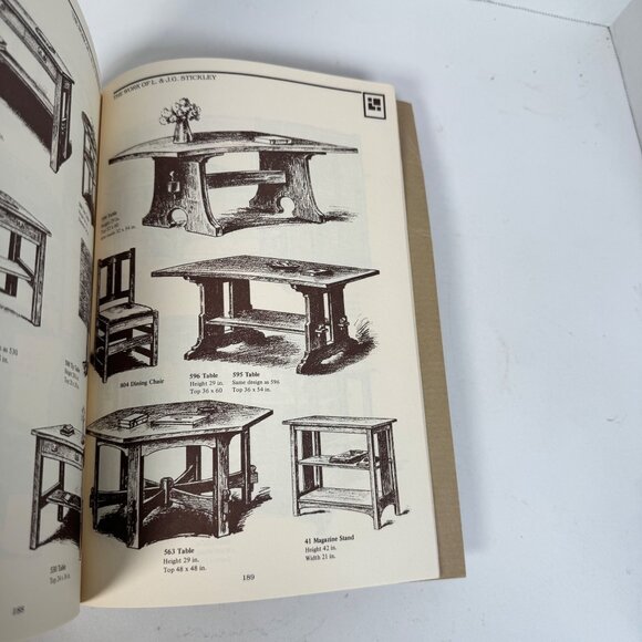 The Mission Furniture of L & J.G. Stickley 1989 Revised Edition Catalog Book - Picture 11 of 12